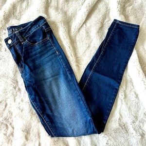 AEO hi-rise skinny jeans
